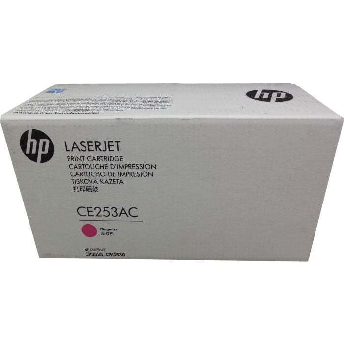 Toner HP LaserJet CE253AC Original Neuf Magenta 7000 Pages Pour HP CP3525 CM3530  HP   