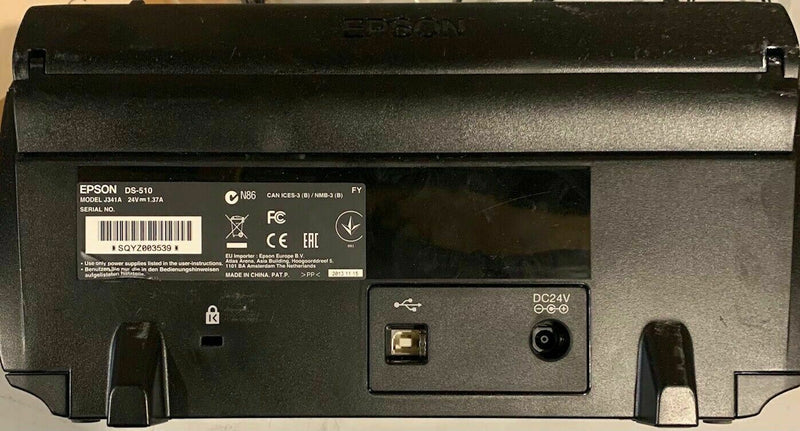 Scanner Epson DS-510 J341A - Idéal pour la numérisation rapide et précise  Epson   