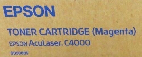 Epson S050089 Original cartouche de toner AcuLaser C4000 magenta 8500 Pages  Epson   