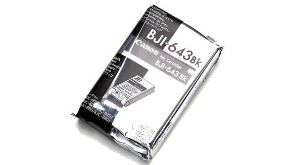 Cartouche D'Encre Canon BJI-643 Bk Original Neuf Noir 29ml Pour BJC-800 820 880  Canon   