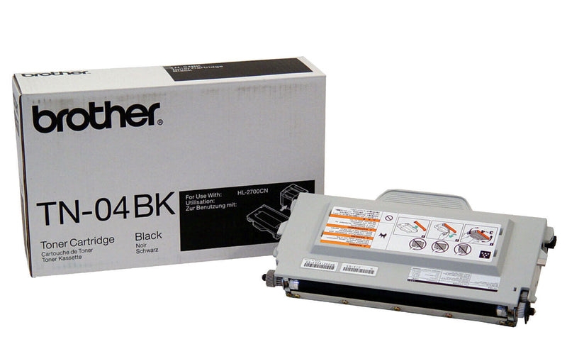 Toner Brother TN-04 BK Original Neuf Noir 10 000 Pages Pour HL-2700CN,MFC-9420CN  Brother   