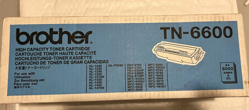 Cartouche de Toner Brother TN-6600 Original Neuf Noir 6000 Pages  Brother   