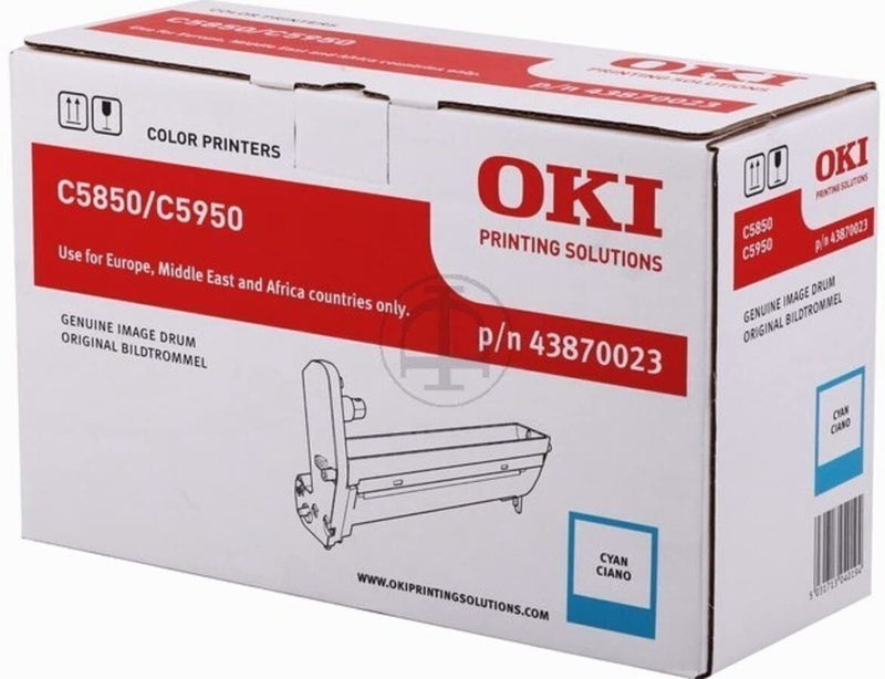 Kit Tambour OKI 43870023 Original Neuf Cyan 20 000 Pages Pour C5850 C5950 MC560  OKI   