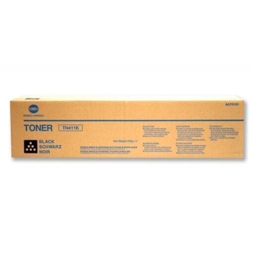 Toner Konica Minolta TN411K A070151 Original Noir Neuf 45 000 Pages  Konica Minolta   