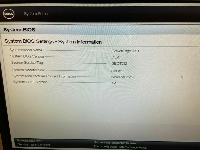 Serveur Dell PowerEdge R720 2X CPU INTEL XEON E5 2640 V2 2,00 GHz 384 GB RAM  Dell   