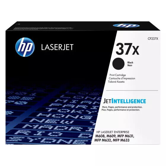 Toner HP Laserjet 37X CF237Y Original Neuf Noir 41 000 Pages Boite Abimée  HP   