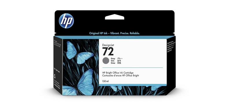 🖨️Toner HP DesignJet HP 72 C9374A Gris 130ml 08/2023✨  HP   