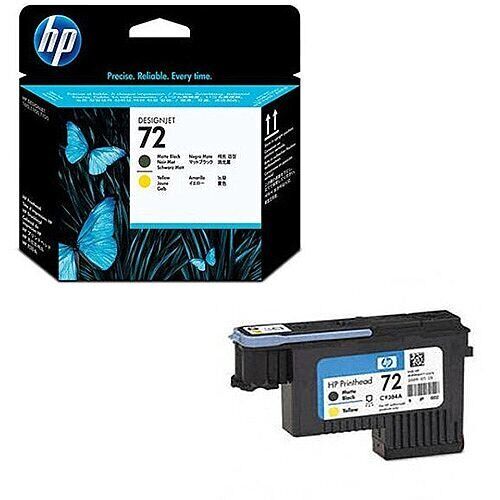 🖨️Tête D'Impression HP DesignJet HP 72 C9384A Noir Mat/Jaune 07/2020✨  HP   