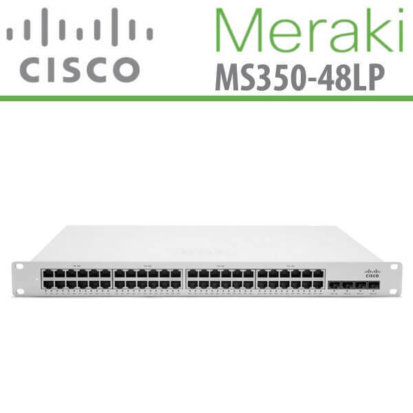 🌐 Switch CISCO Meraki MS350-48LP - 48 Ports PoE+ Layer 3 Cloud-Managed 🌐 Cisco