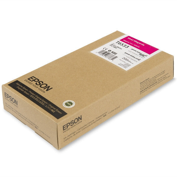 🎨 Cartouche Epson Ultrachrome T6533 C13T653300 Magenta Vivid Originale 06/24🌈 Epson