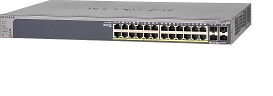 🔌 Switch Netgear GS728TPP V1H1 24 Ports Gigabit PoE+ Manageable Occasion 🔌 NETGEAR