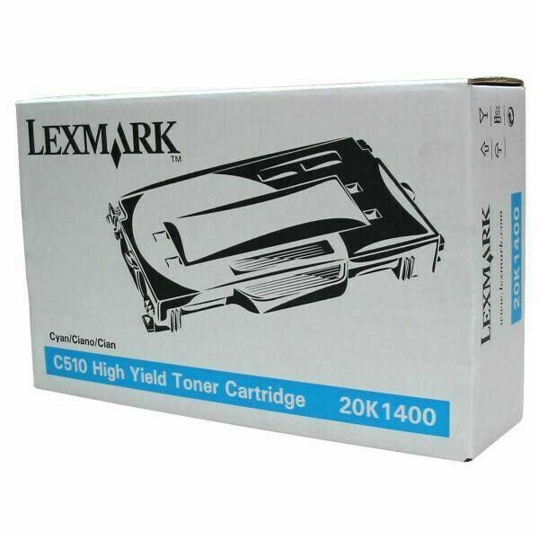 Lexmark C510 Cyan Haut Rendement Cartouche De Toner 20K1400 Informatique, réseaux:Imprimantes, scanners, access.:Encre, toner, papier:Cartouches de toner Lexmark   
