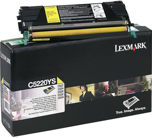Toner LEXMARK C5220YS / 7373815 Original Neuf Jaune 3000 Pages C522/C524/C530 Informatique, réseaux:Imprimantes, scanners, access.:Encre, toner, papier:Cartouches de toner Lexmark   