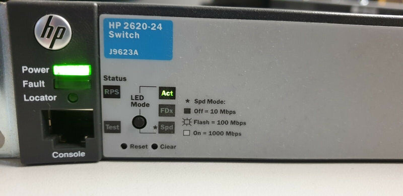 Switch HP Procurve 2620-24 (J9623A) - 24 Ports Gigabit Ethernet  HP   